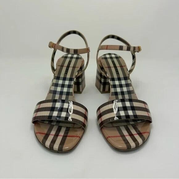Burberry Women's Archive Check Sandals - Picture 4 of 7